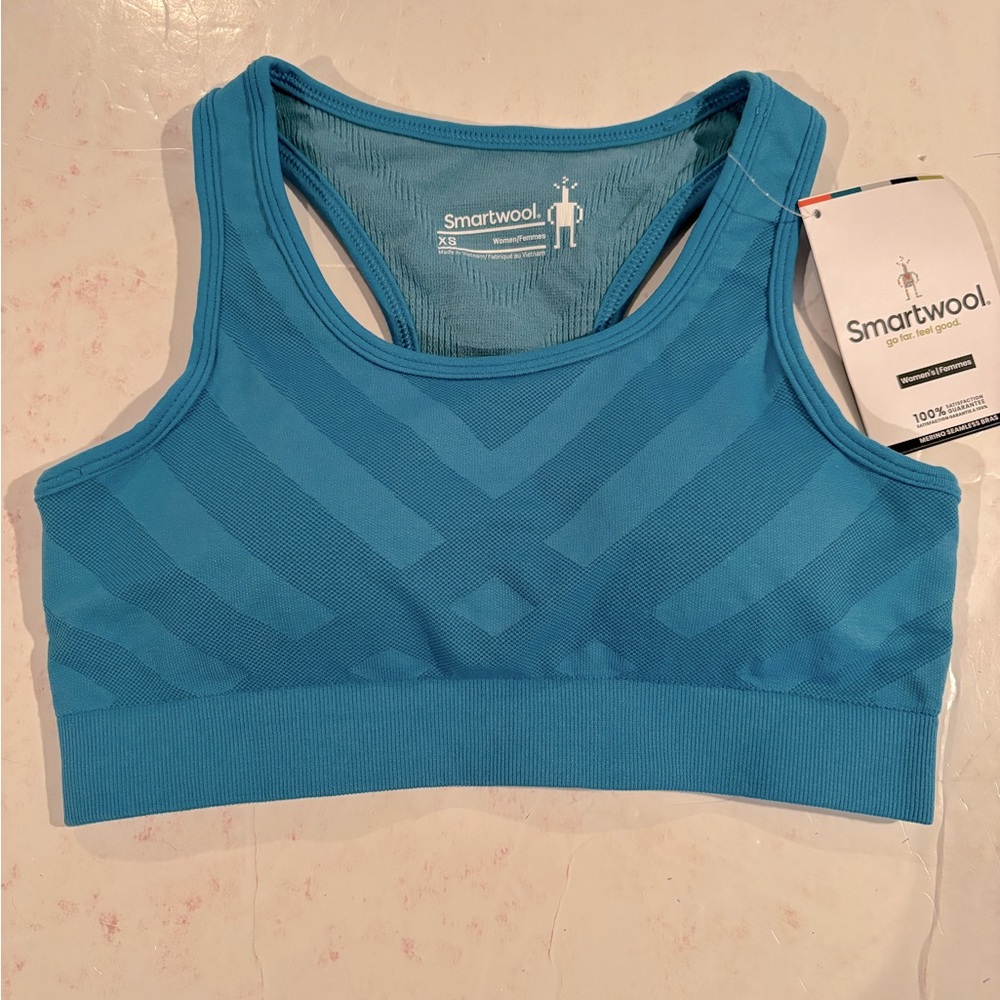 SMARTWOOL Seamless Racerback Sports BRA XS NWT